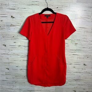 Banana Republic Red Midi Dress